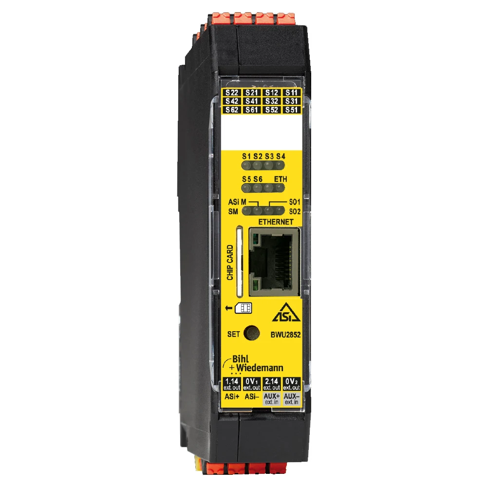 Bihl+Wiedemann BWU2852 Safe Link dəstəkli Safety Basic Monitor