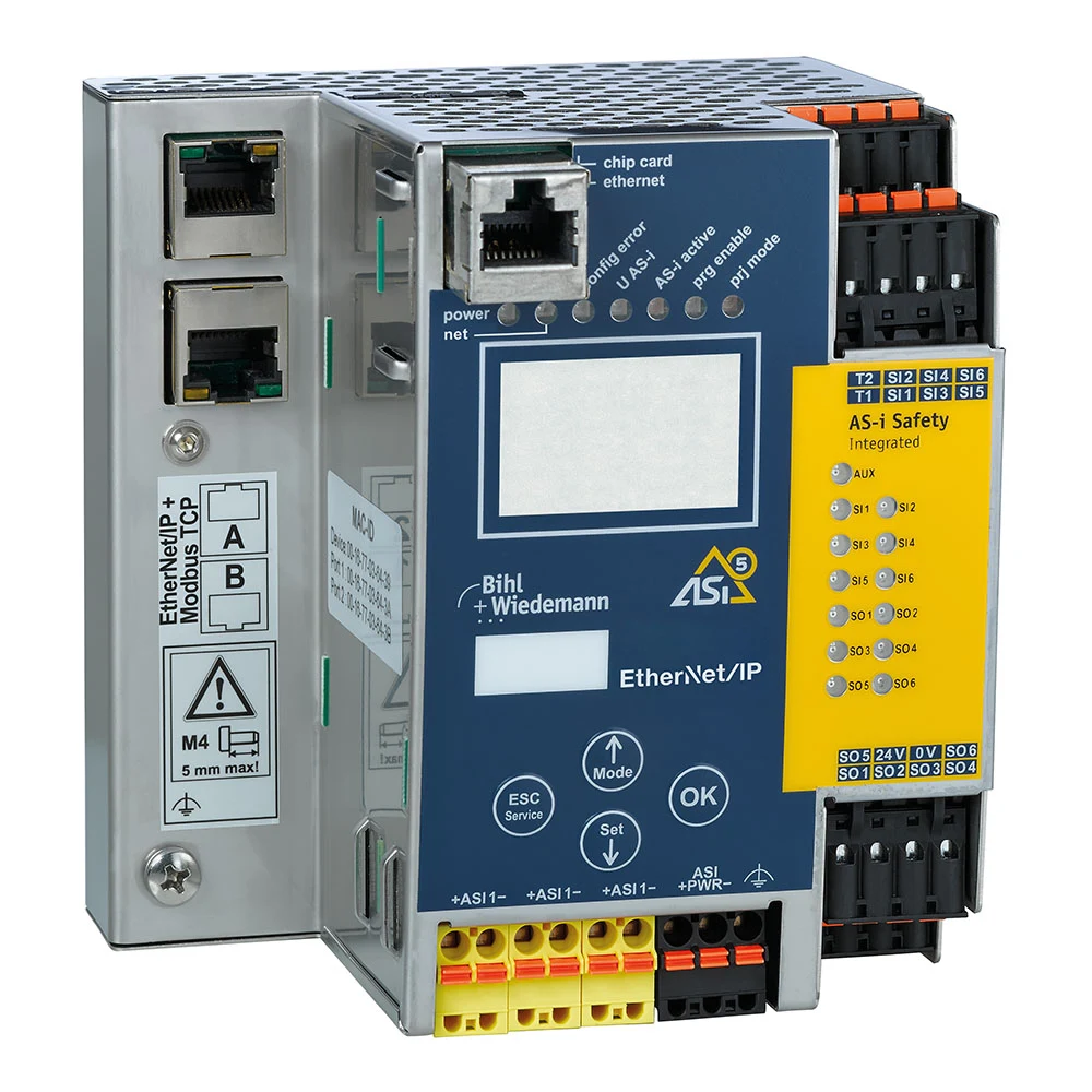Bihl+Wiedemann BWU3960 EtherNet/IP və Modbus TCP şlüzü