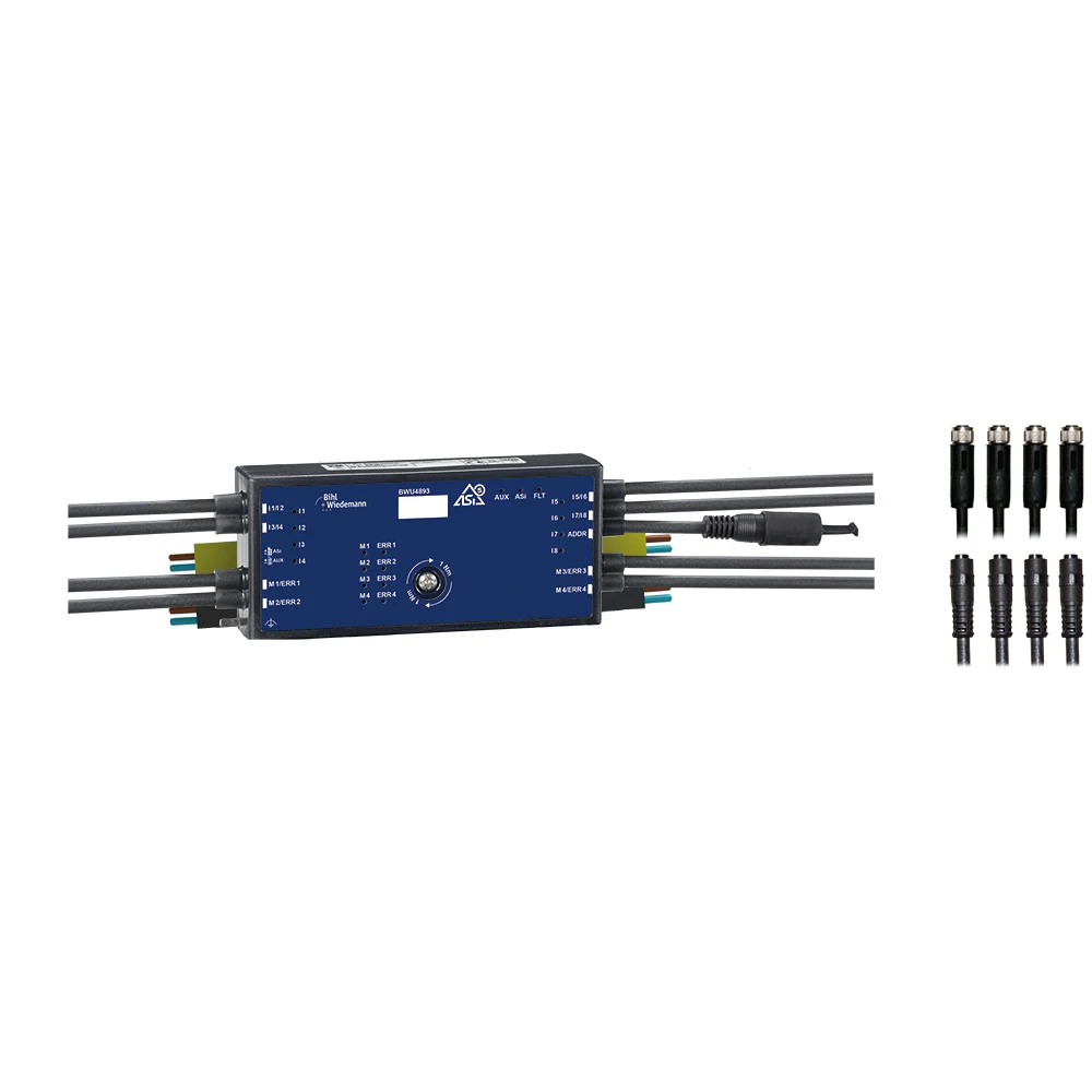 Bihl+Wiedemann BWU4893 ASi-5 kabel kanalı mühərrik modulunun rəsmi məhsul görünüşü