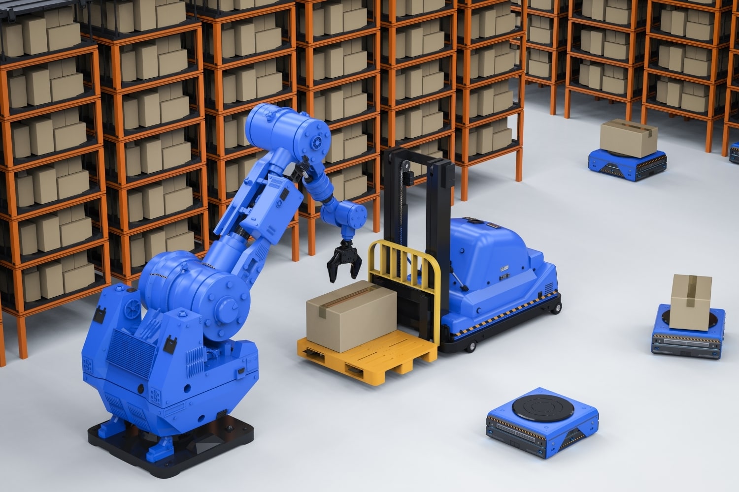 Çəngəlli yükləyici robot (Mobit Robit) texnologiyası və istifadə sahələri