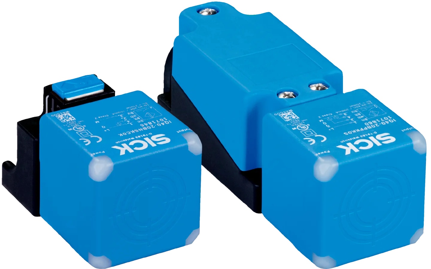 SICK IQG döndərilə bilən başlıqlı düzbucaqlı induktiv sensor ailəsi