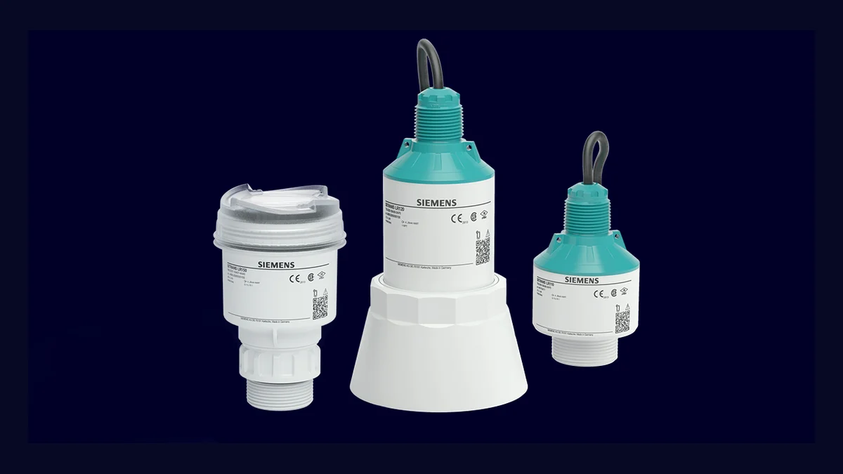 Siemens SITRANS LR100 seriyalı kompakt radar səviyyə transmitterləri