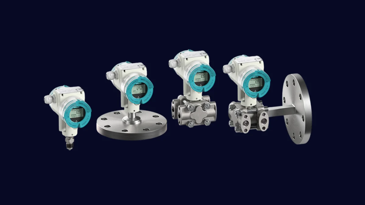 Müxtəlif proses bağlantıları olan Siemens SITRANS P320 və P420 təzyiq transmitterləri