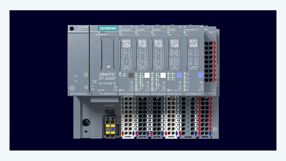 Siemens SIMATIC ET 200SP paylanmış I/O stansiyası
