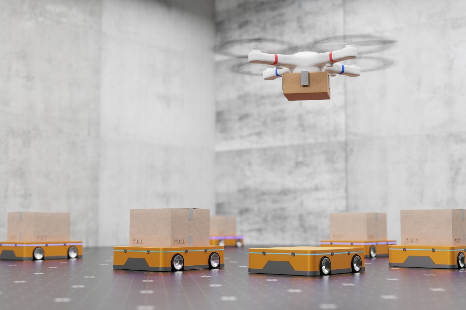 Daşıyıcı mobil robot texnologiyasının təhlükəsizlik və dəqiqlik xüsusiyyətləri