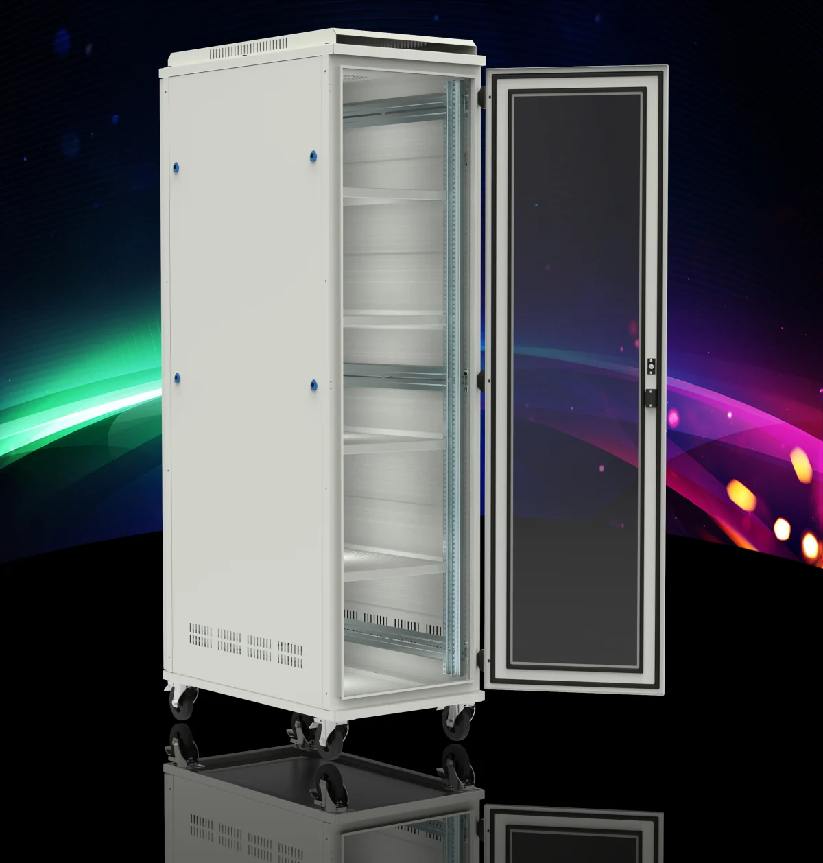 Tempa Pano ER Eko Rack 19 düymlük döşəmə tipli elektron sistem şkafı